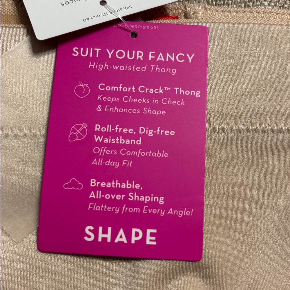 SPANXShape Suit Your Fancy High Waisted Thong - Picture 10 of 11